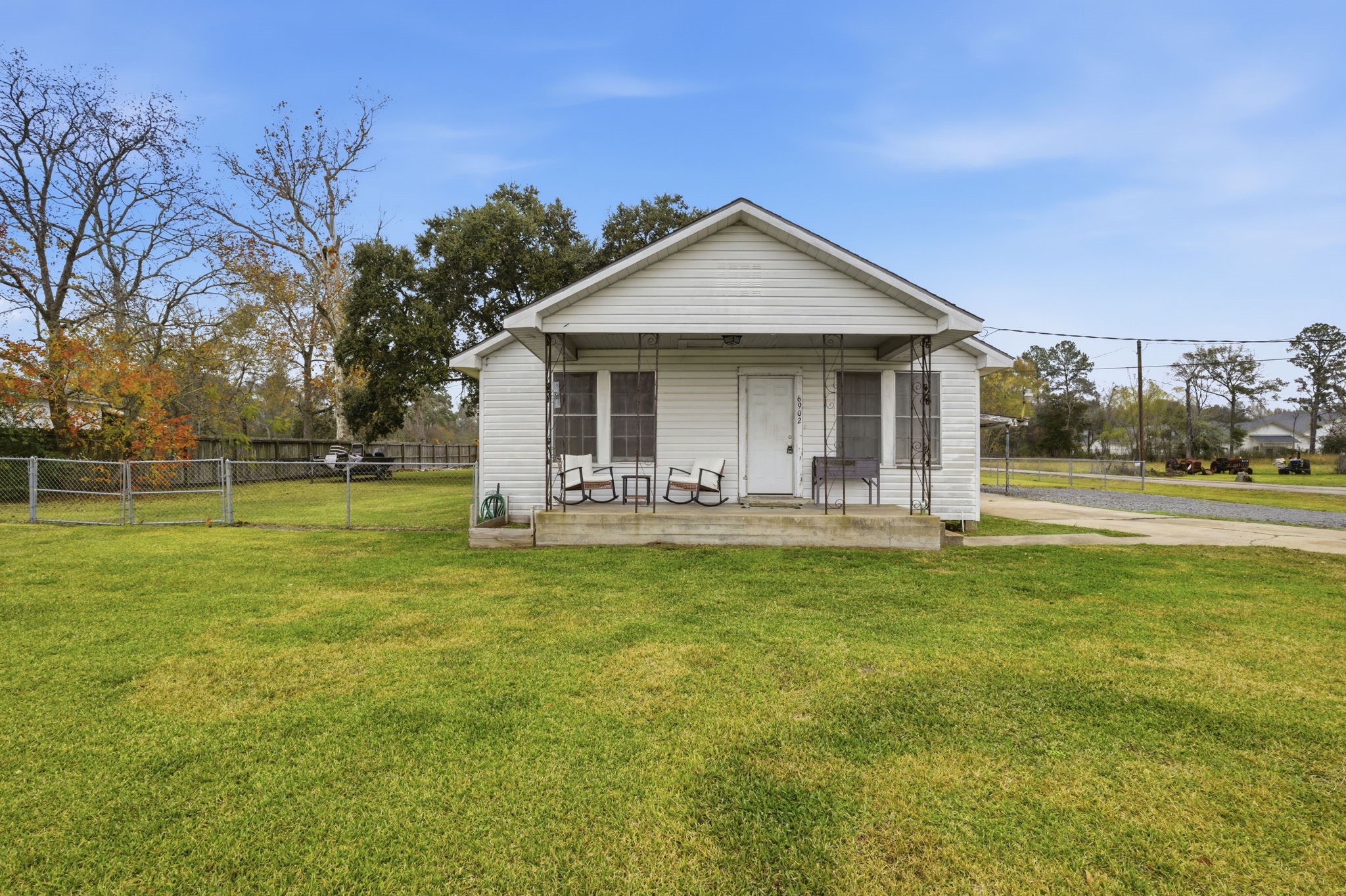 6902 Concord Road Beaumont, TX 77708 - Photo 2 of 18 a front view of a house with a yard
