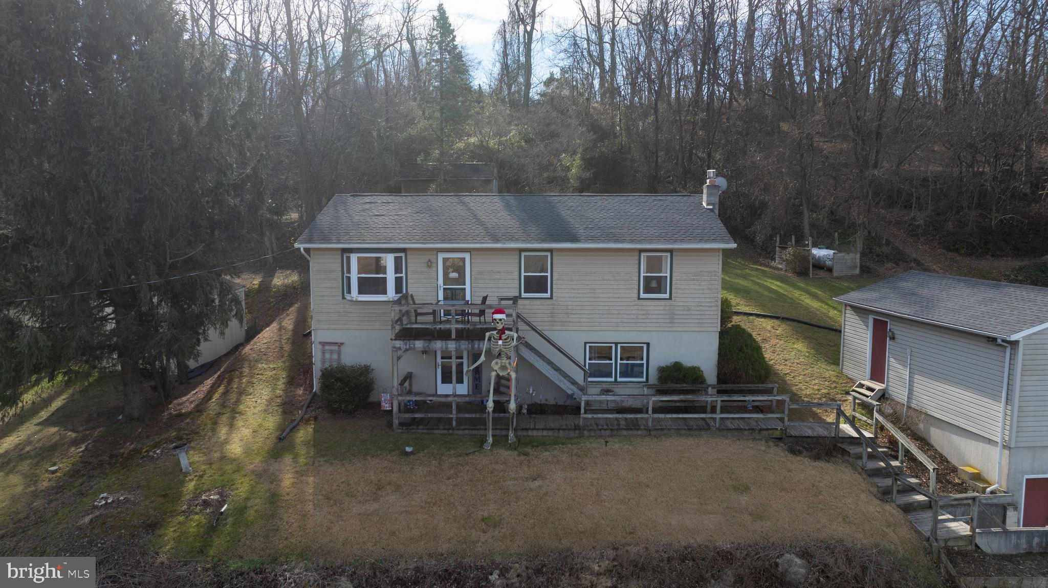 260 Valley Road Conestoga, PA 17516 - Photo 47 of 48 an aerial view of a house with table and chairs