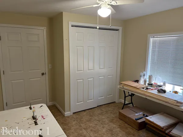 a room with furniture and window