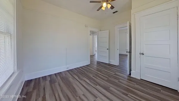 wooden floor in an empty room