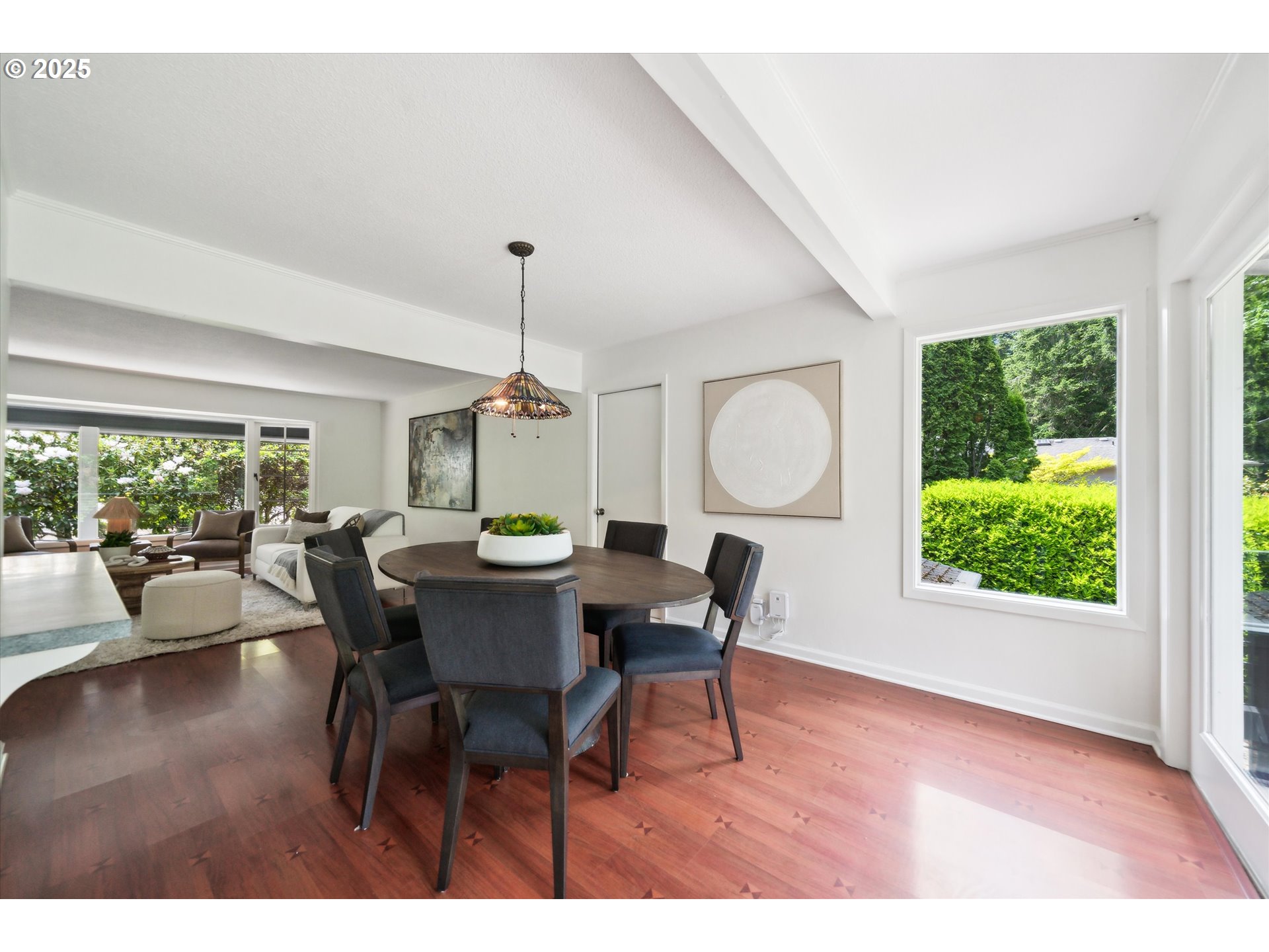 0501 South Riverside Street Portland, OR 97219 - Photo 10 of 45 a view of a dining room with furniture window and outside view