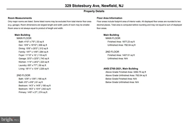 $649,900 | 329 Stotesbury Avenue, Newfield, NJ 08344