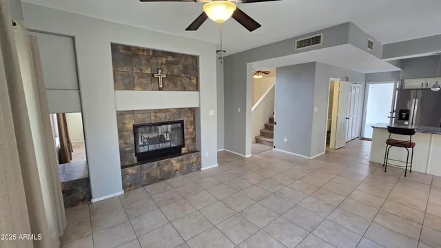 a bathroom with a sink vanity and toilet
