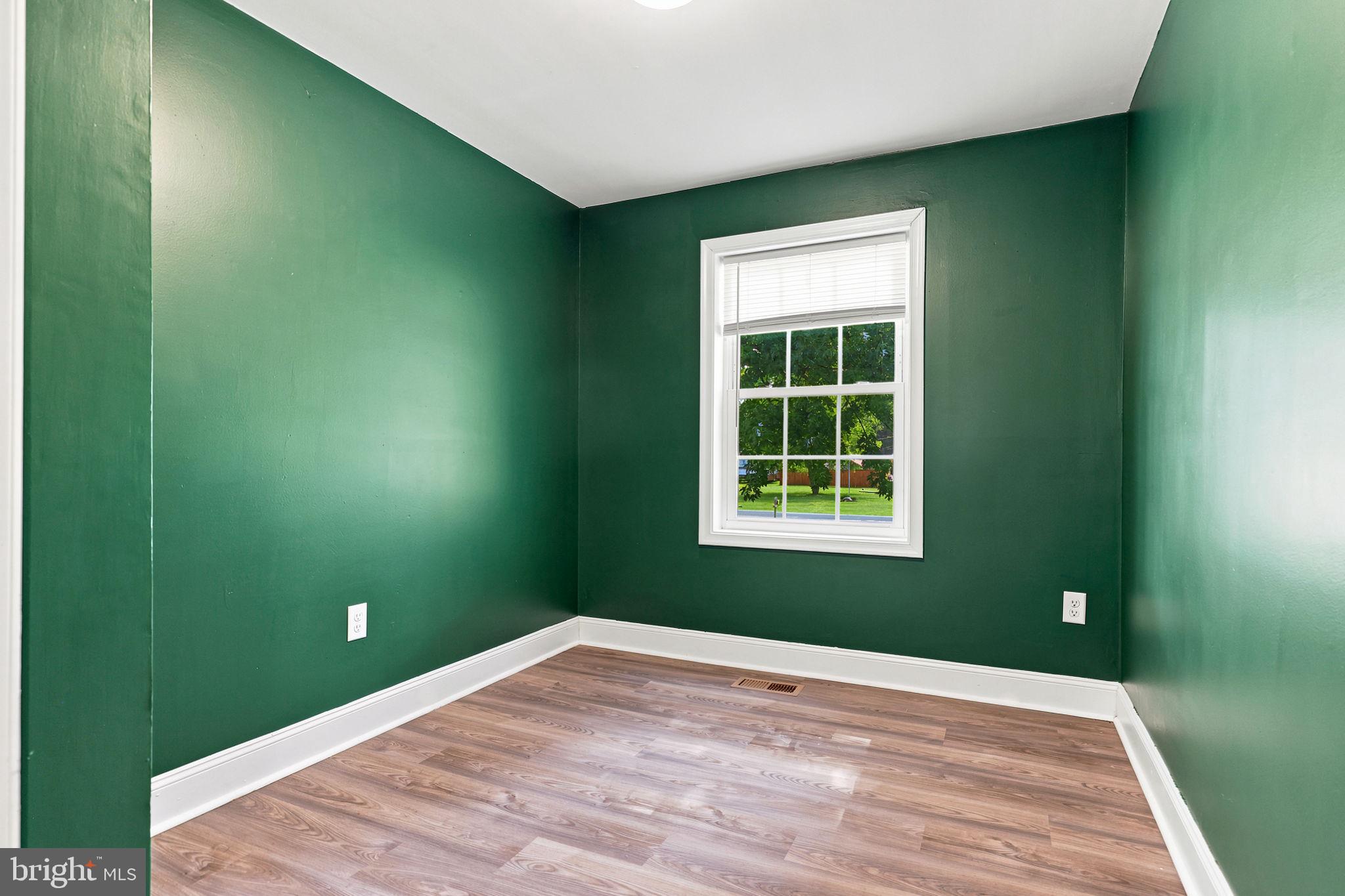 306 Fegan Road Bunker Hill, WV 25413 - Photo 36 of 54 Vibrant green walls invite creativity.