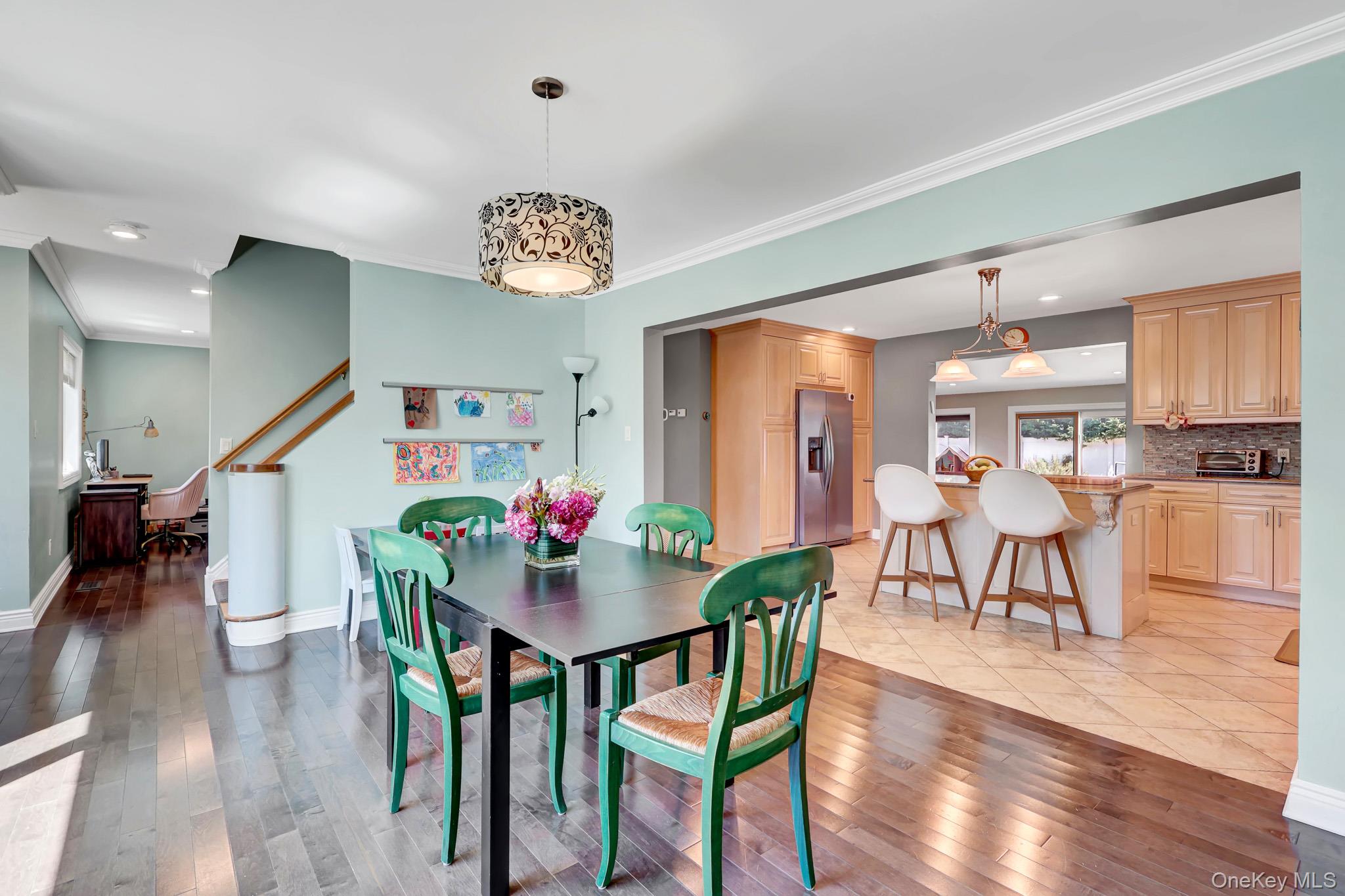 360 Westminster Road Cedarhurst, NY 11516 - Photo 4 of 31 DINING ROOM OPEN TO LARGE EAT IN KITCHEN