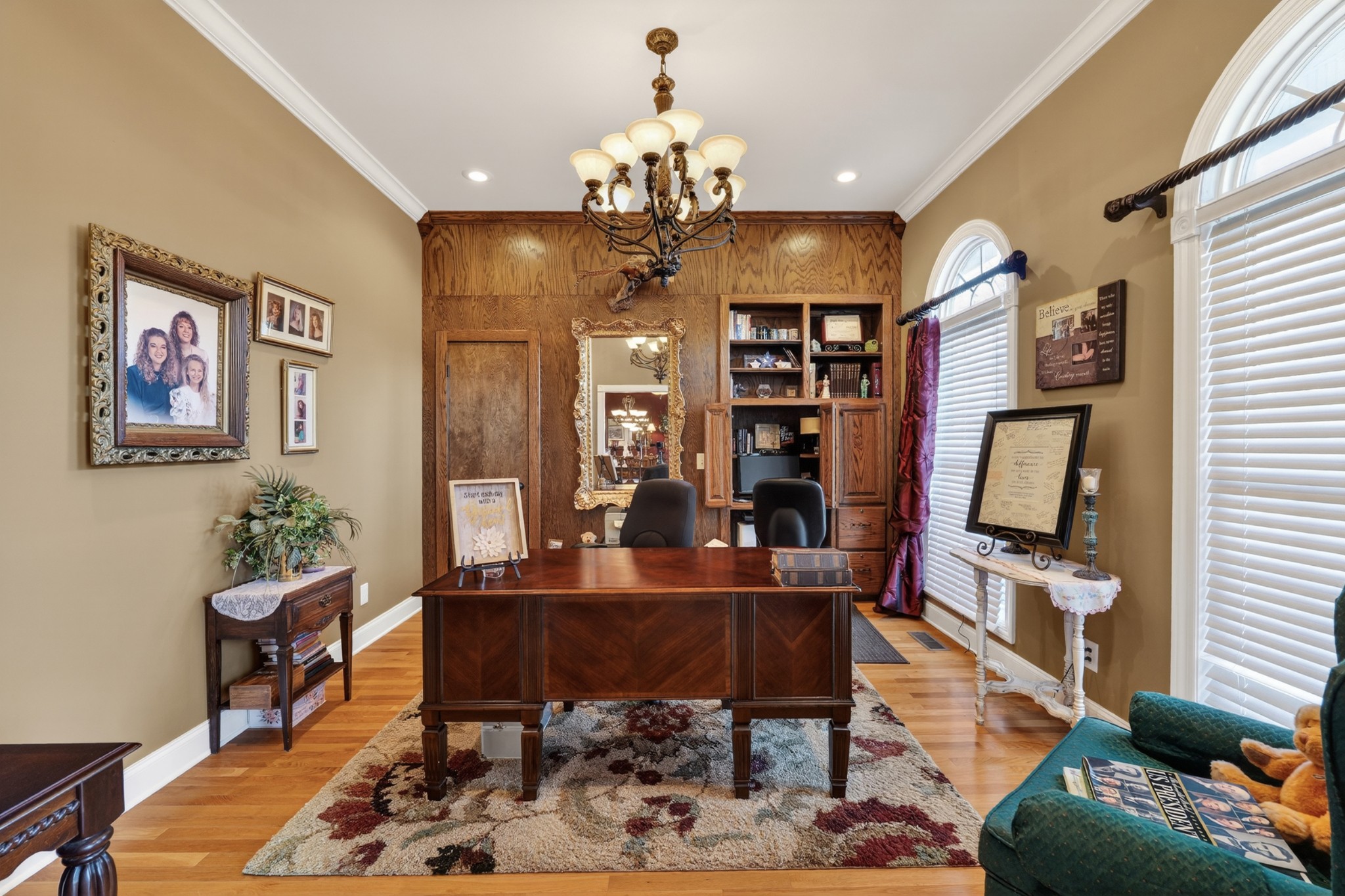 600 Bates Hollow Road Prospect, TN 38477 - Photo 12 of 68 a living room with furniture and a chandelier