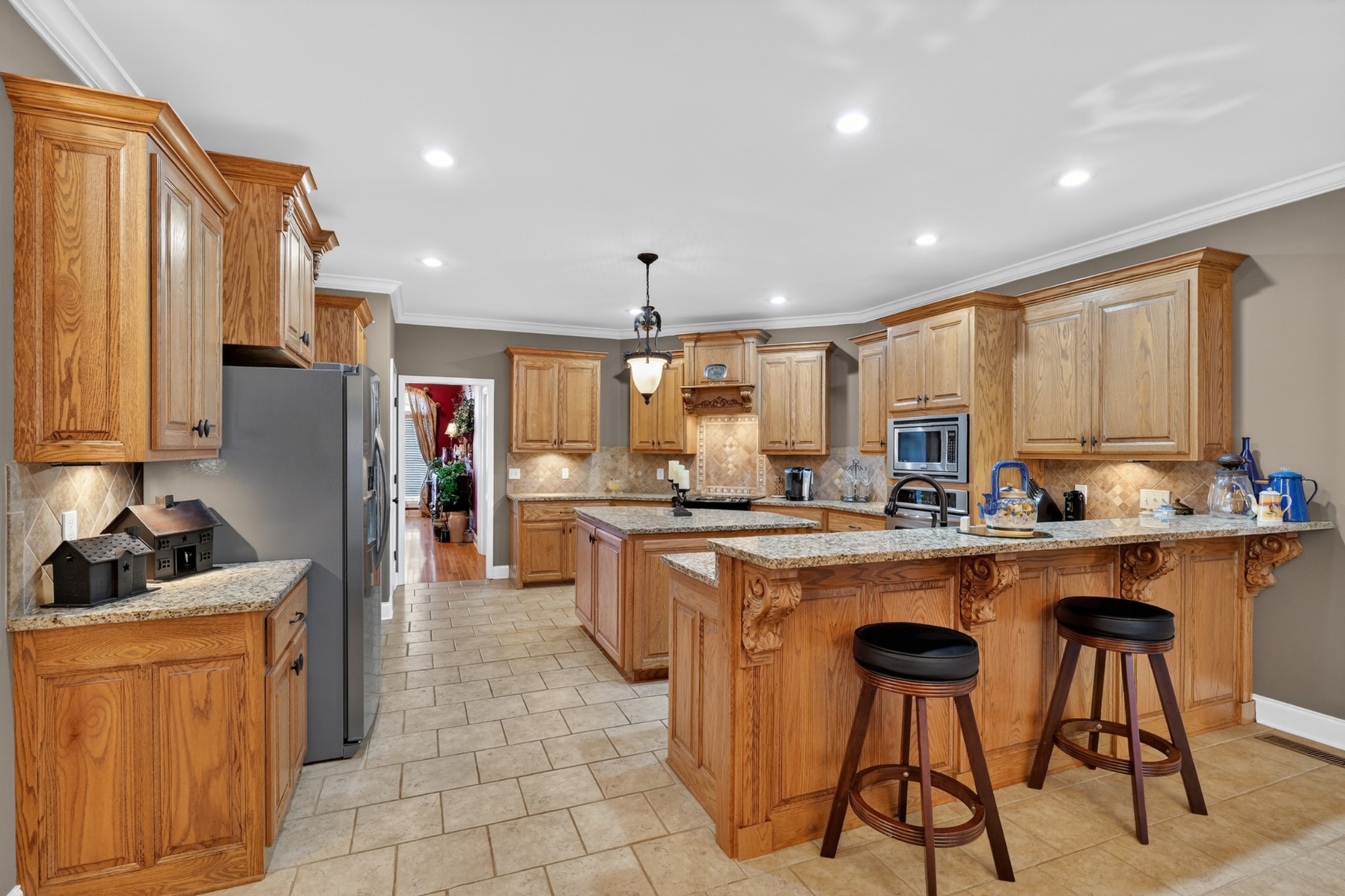 600 Bates Hollow Road Prospect, TN 38477 - Photo 16 of 68 a kitchen with counter top space cabinets and stainless steel appliances