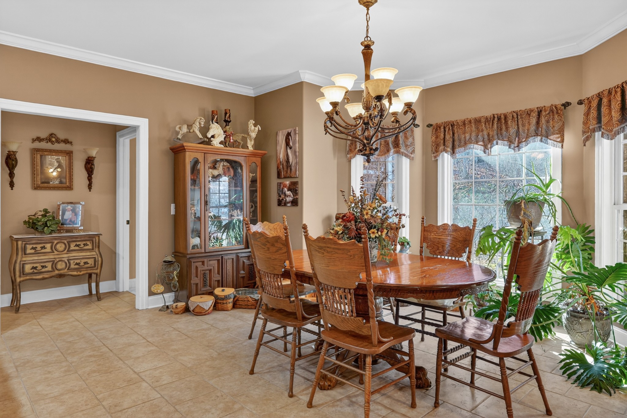 600 Bates Hollow Road Prospect, TN 38477 - Photo 19 of 68 a view of a dining room with furniture window and outside view