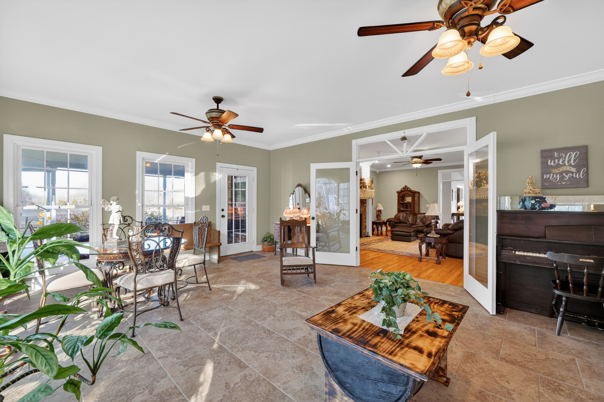 600 Bates Hollow Road Prospect, TN 38477 - Photo 28 of 68 a living room with patio pool table and chairs