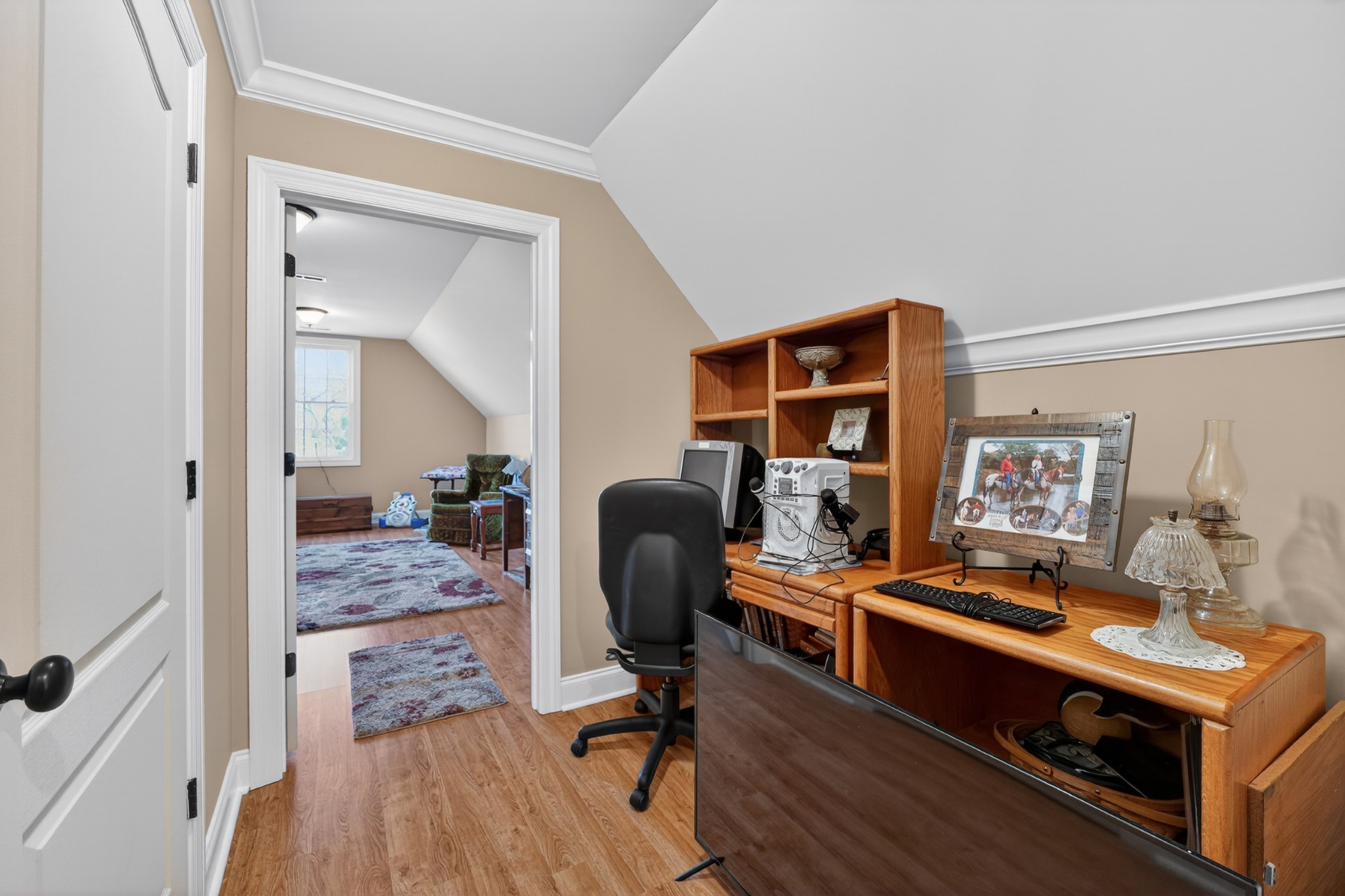 600 Bates Hollow Road Prospect, TN 38477 - Photo 48 of 68 a view of a workspace with furniture and a bedroom