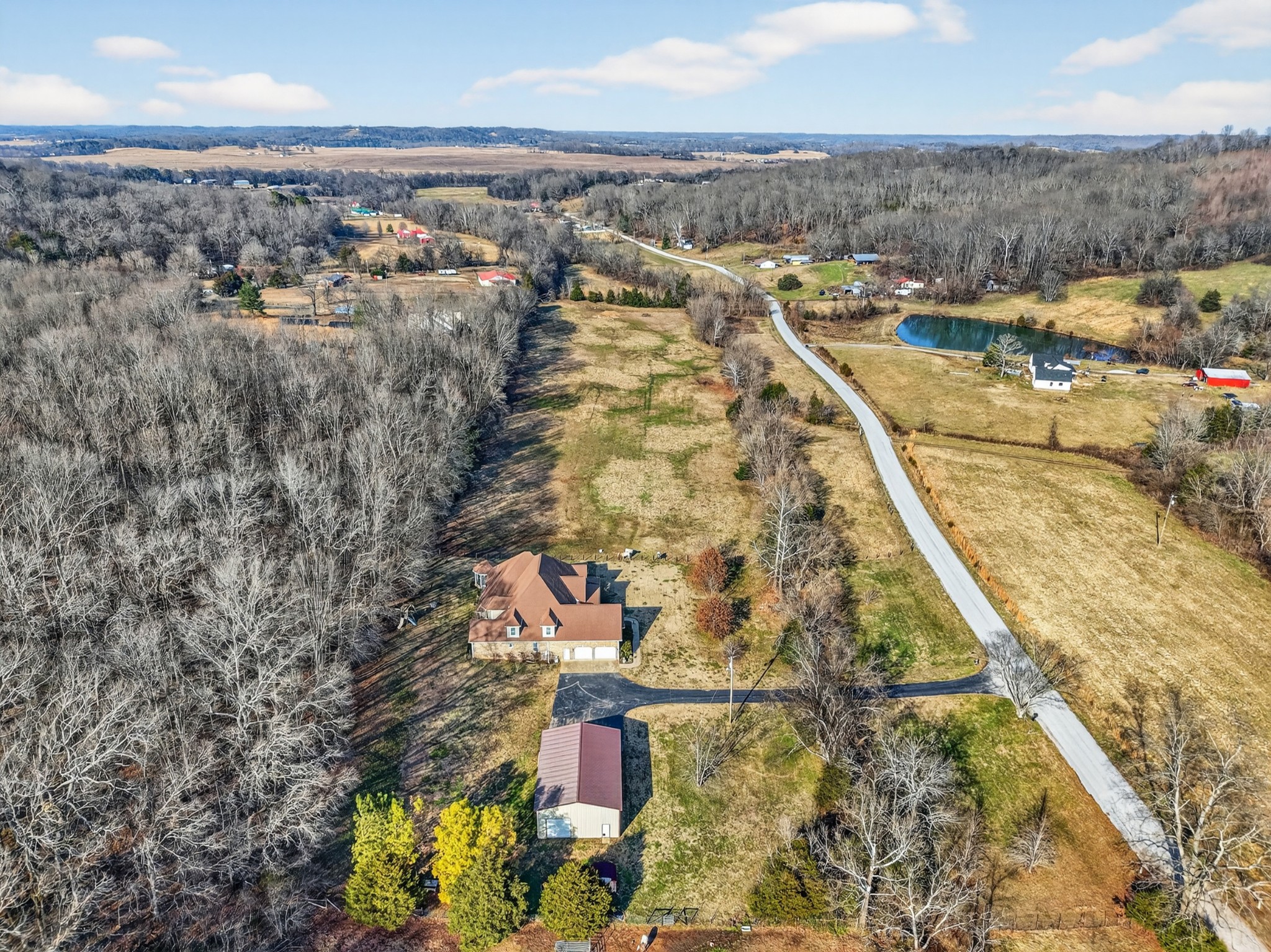 600 Bates Hollow Road Prospect, TN 38477 - Photo 65 of 68 an aerial view of residential houses with outdoor space