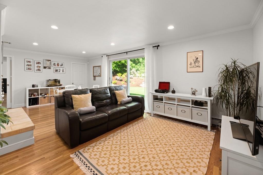 77 Royalston Road Wellesley, MA 02481 - Photo 12 of 30 a living room with furniture and a flat screen tv