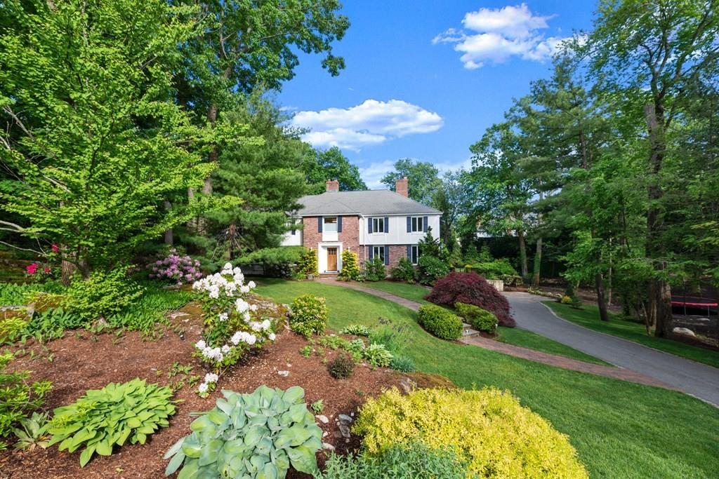 77 Royalston Road Wellesley, MA 02481 - Photo 30 of 30 a front view of a house with garden