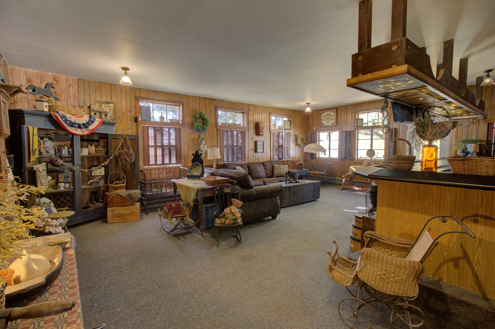402 West Lincoln Way Morrison, IL 61270 - Photo 23 of 43 a living room with furniture a fireplace and a chandelier