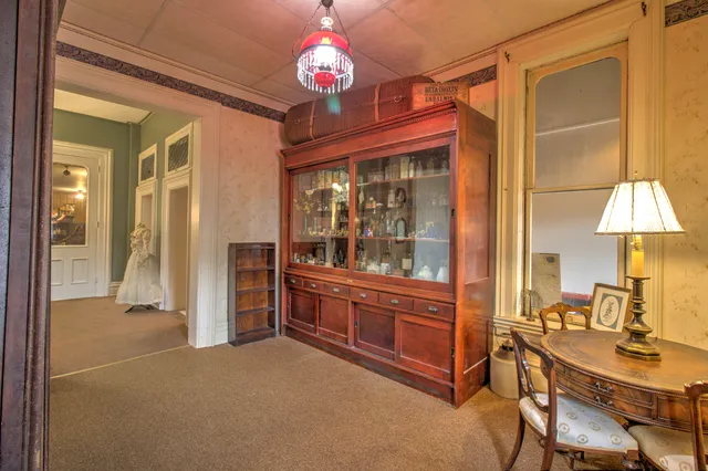 a room with furniture and window