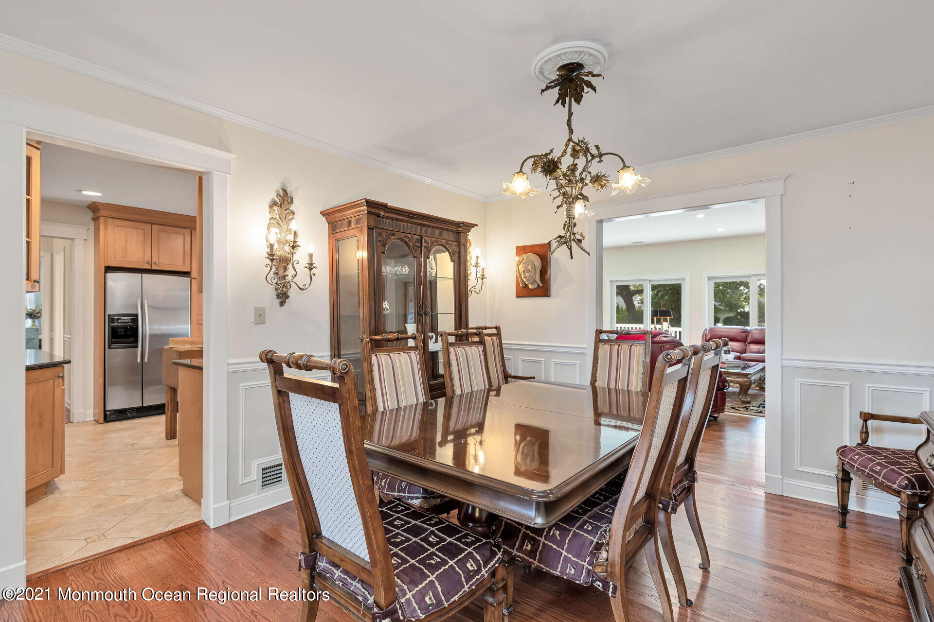 16 Westwood Road Little Silver, NJ 07739 - Photo 13 of 39 a view of a dining room with furniture and wooden floor