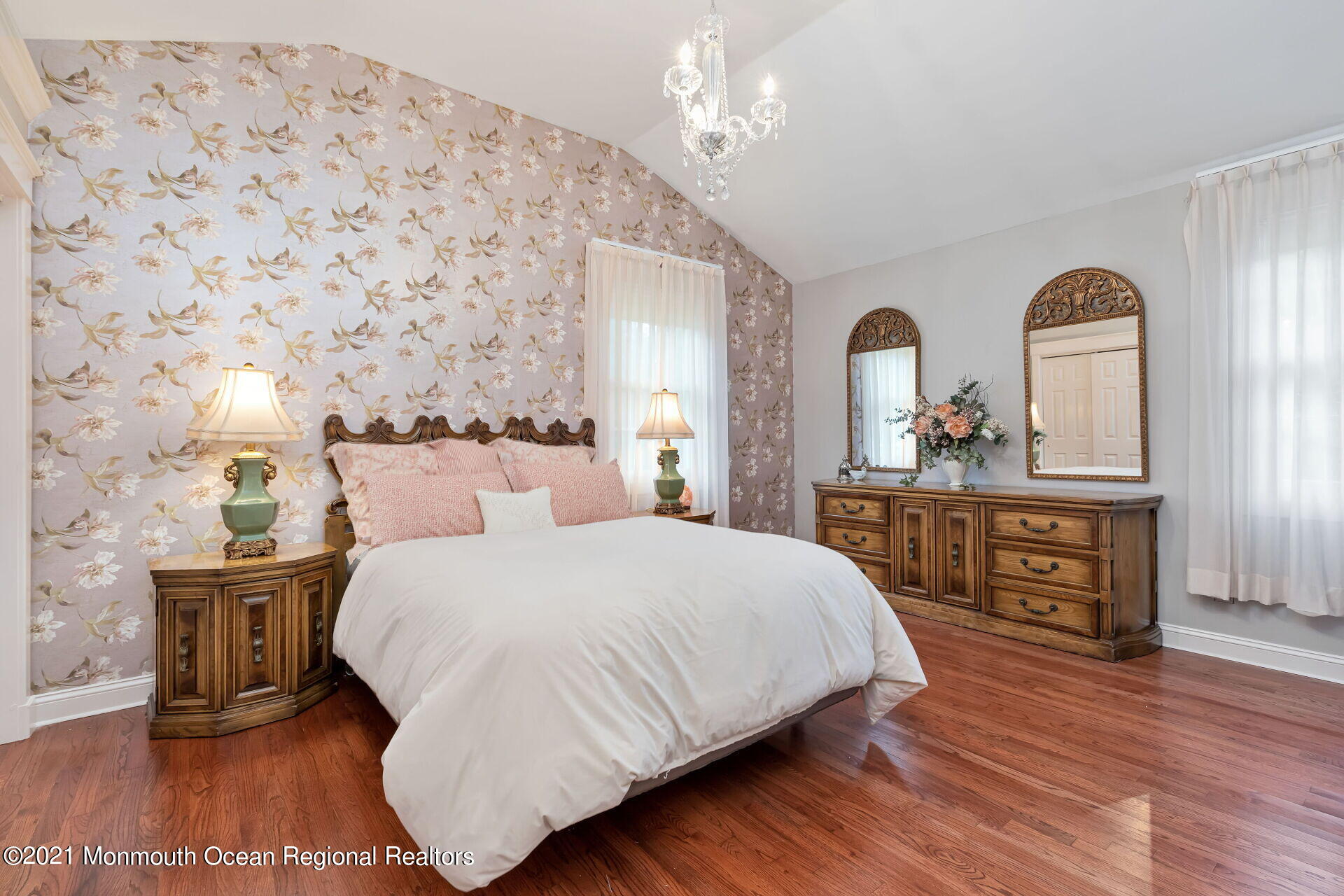 16 Westwood Road Little Silver, NJ 07739 - Photo 23 of 39 a bedroom with bed and wooden floor