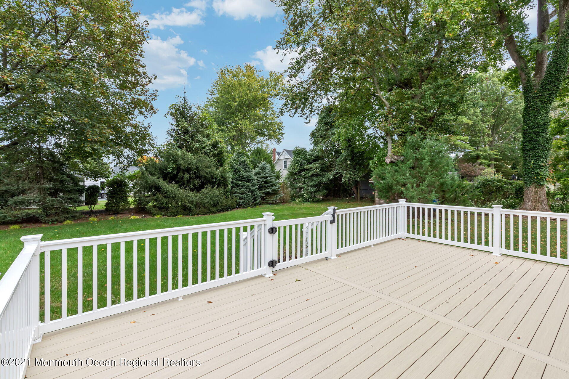 16 Westwood Road Little Silver, NJ 07739 - Photo 34 of 39 a view of deck and a backyard