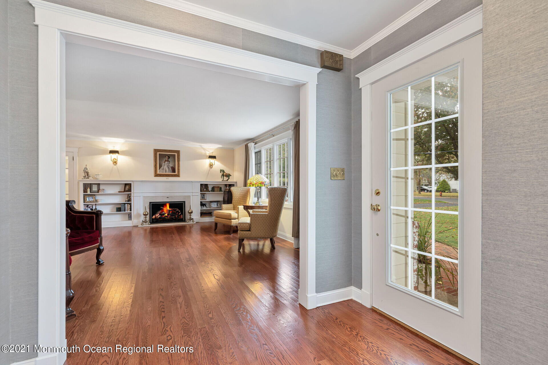 16 Westwood Road Little Silver, NJ 07739 - Photo 6 of 39 a view of livingroom with furniture and fireplace