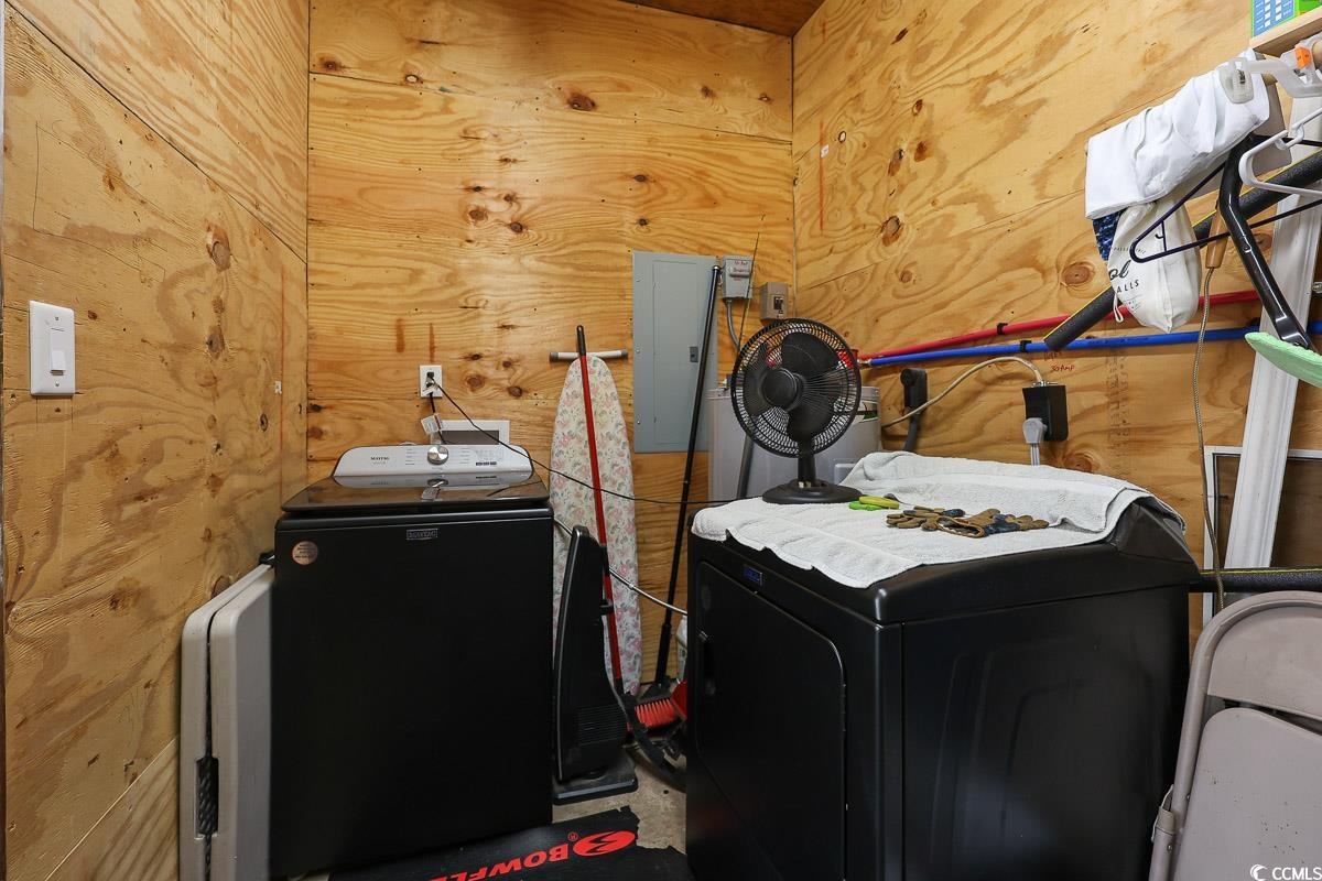 1704 Sherwood Drive Conway, SC 29526 - Photo 25 of 32 Utility room with washing machine and dryer and electric panel