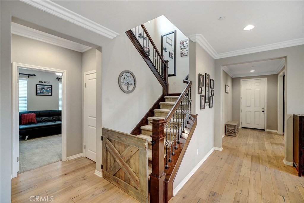 44260 Nighthawk Pass Temecula, CA 92592 - Photo 9 of 55 a view of a hallway with stairs