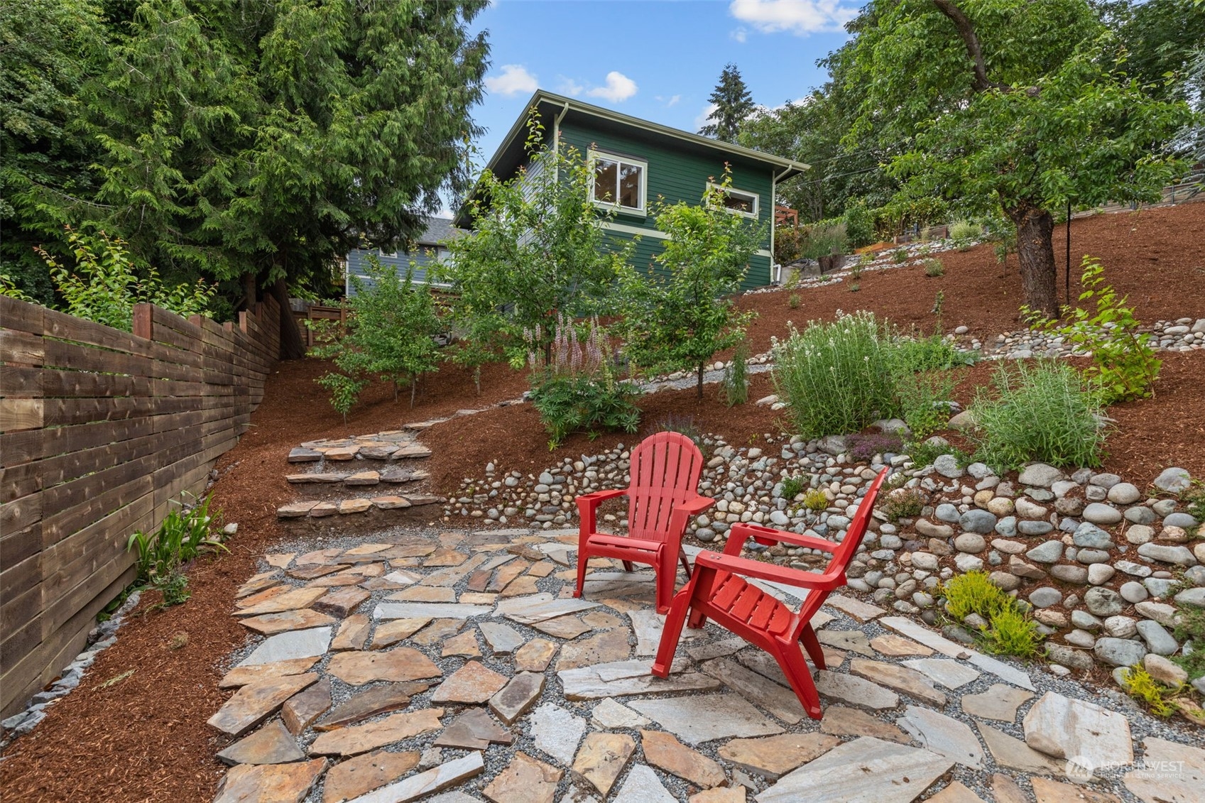 5503 Renton Avenue South Seattle, WA 98118 - Photo 33 of 39 a view of backyard with seating space and trees