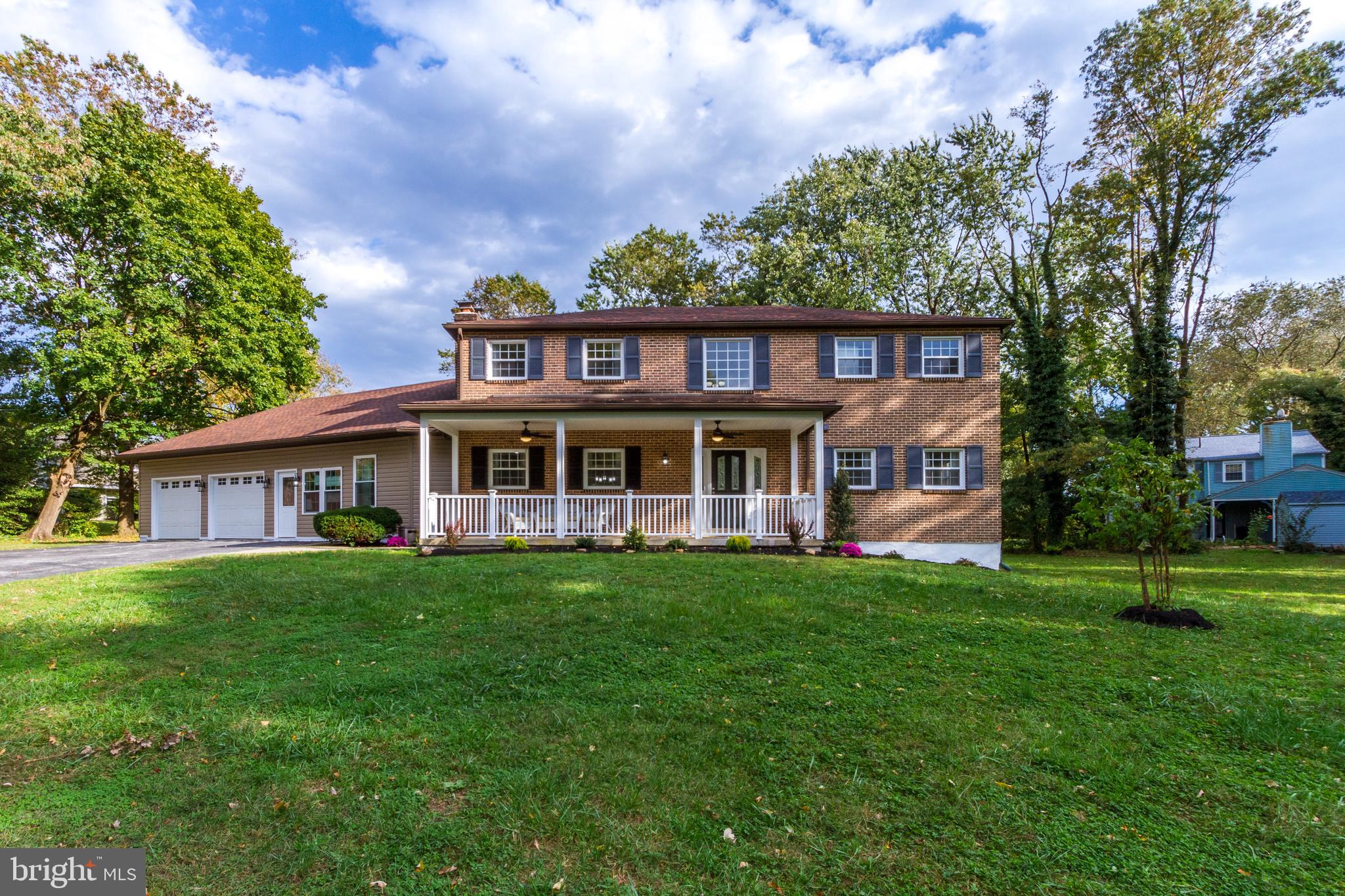 508 South Providence Road Wallingford, PA 19086 - Photo 1 of 63 Oversized Covered Porch & Classic Brick Exterior