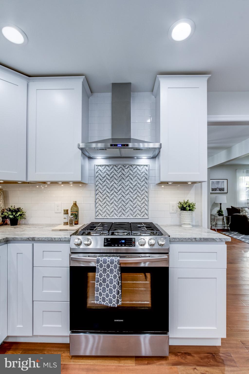 508 South Providence Road Wallingford, PA 19086 - Photo 19 of 63 Slide in Range w Custom tile backsplash