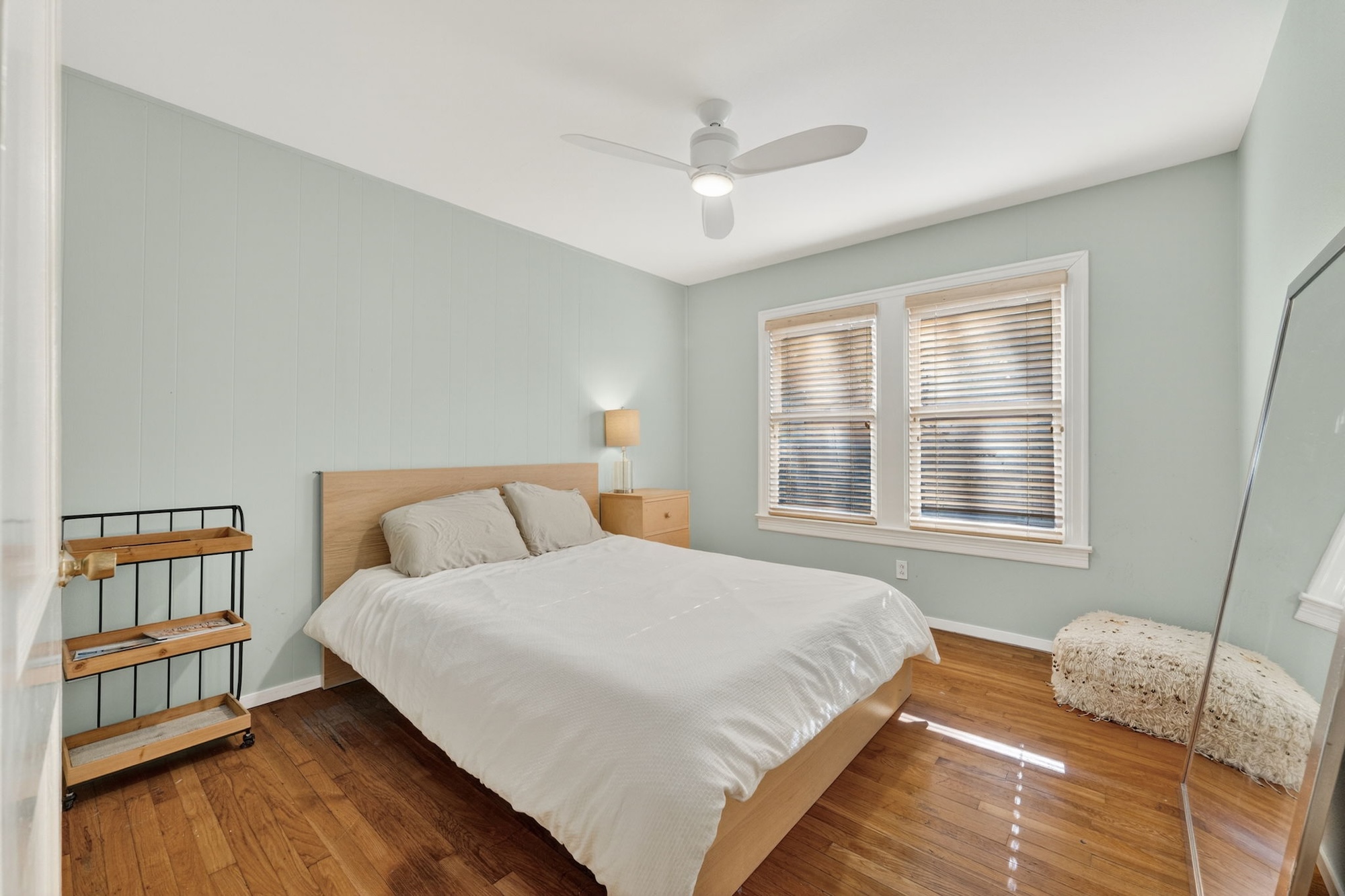 609 Fletcher Street Austin, TX 78704 - Photo 15 of 25 a bedroom with a bed and a window