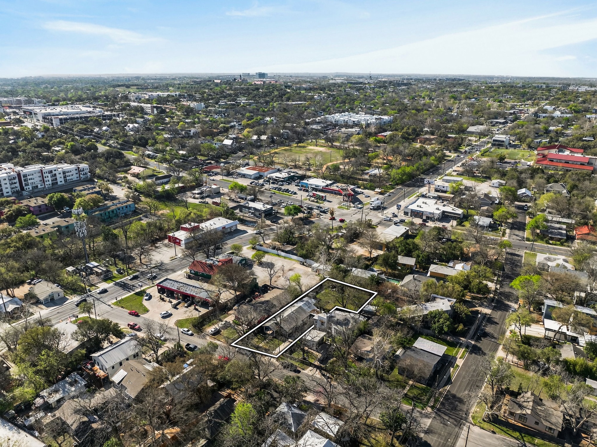 609 Fletcher Street Austin, TX 78704 - Photo 24 of 25 an aerial view of multiple house
