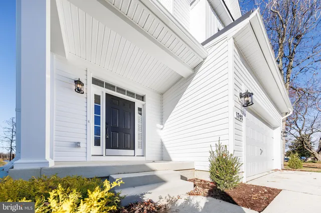 a view of a entryway front of house
