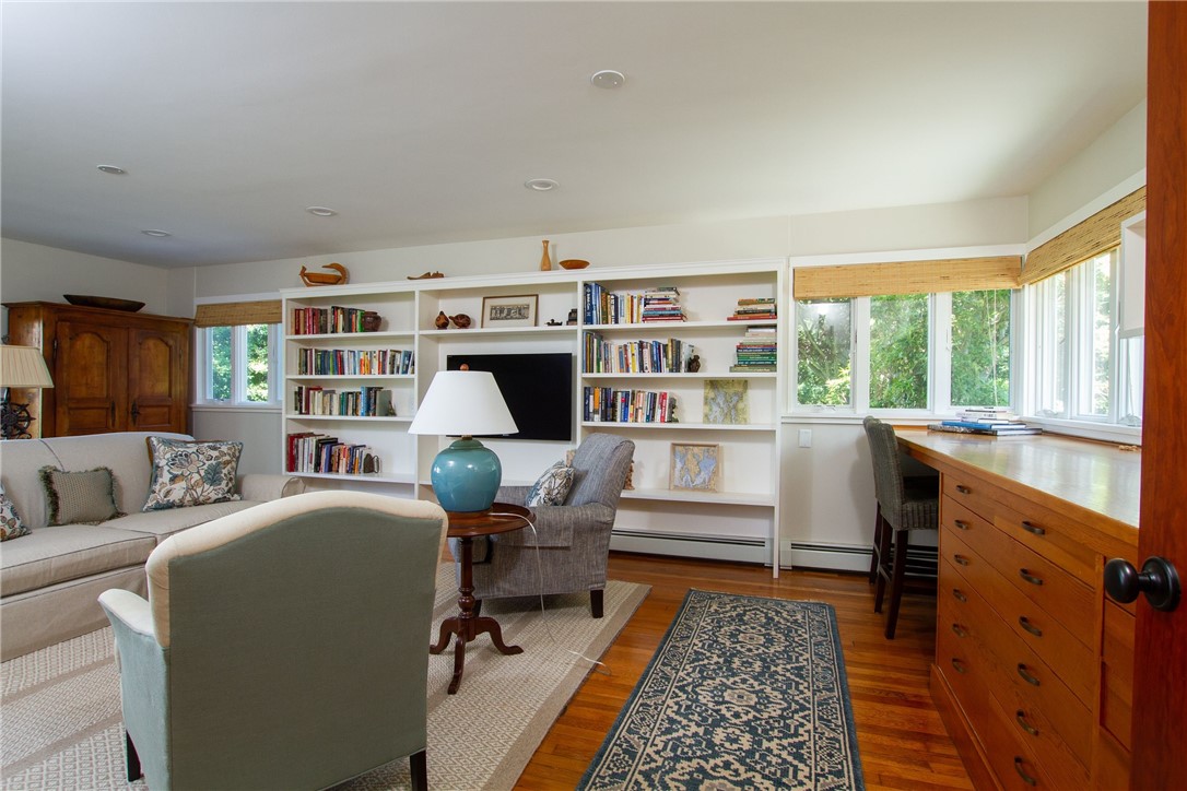 151 Ferry Road Bristol, RI 02809 - Photo 25 of 49 The "Boat Room" Den featuring architects desk and drawers custom built in 1937 by Norman Herreshoff