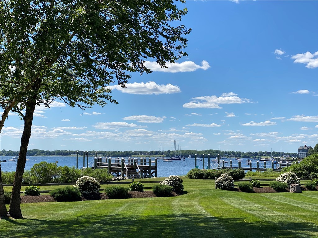 151 Ferry Road Bristol, RI 02809 - Photo 5 of 49 A walk on the lush lawn is rewarded by a private dock for your yachting enjoyment