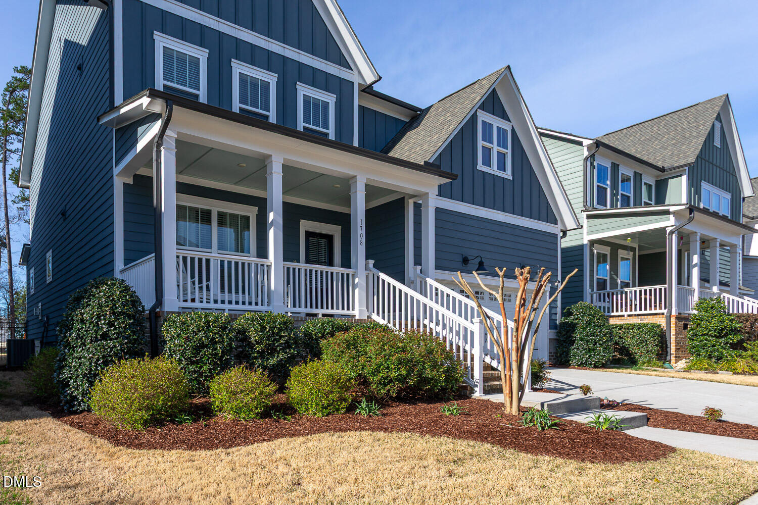 1708 Highpoint Street Wake Forest, NC 27587 - Photo 5 of 63 a front view of a house with a yard