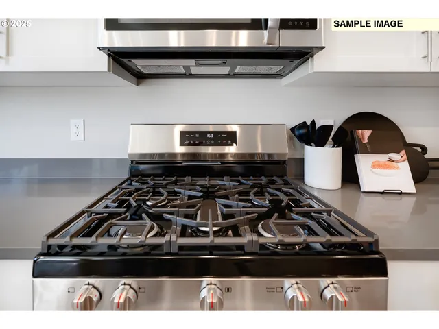 a close view of stove top oven