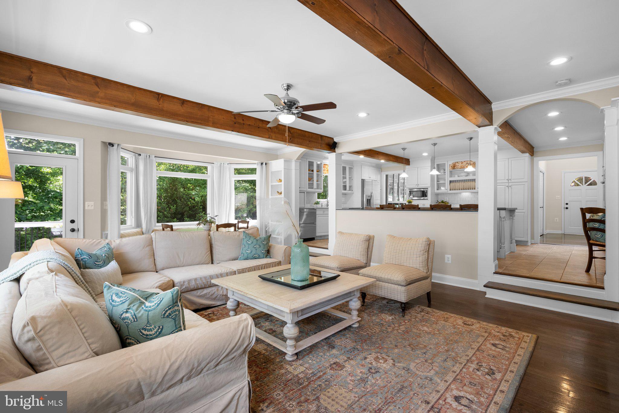 743 Rolling View Drive Annapolis, MD 21409 - Photo 16 of 100 a living room with furniture and a large window