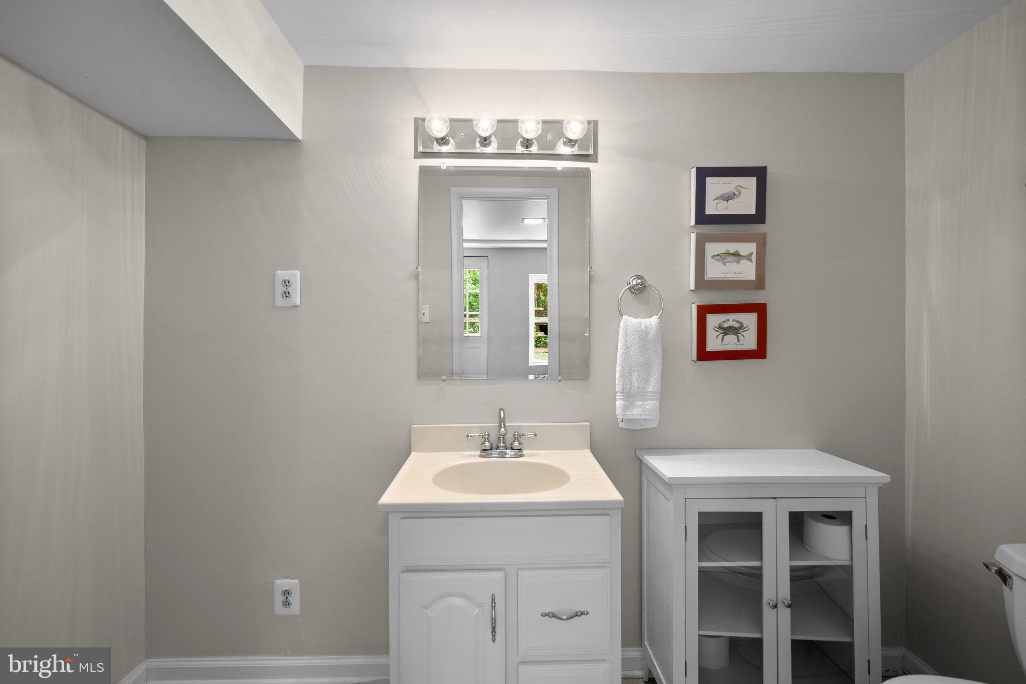 743 Rolling View Drive Annapolis, MD 21409 - Photo 56 of 100 a bathroom with a sink and a mirror