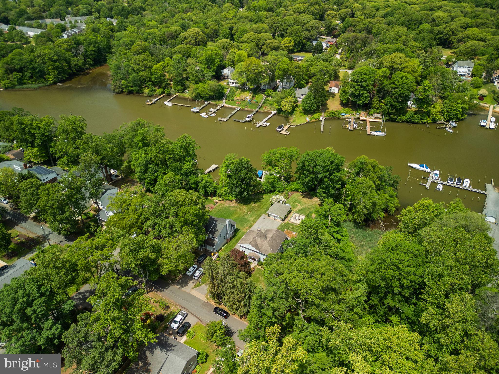 743 Rolling View Drive Annapolis, MD 21409 - Photo 80 of 100 an aerial view of residential houses with outdoor space and trees all around
