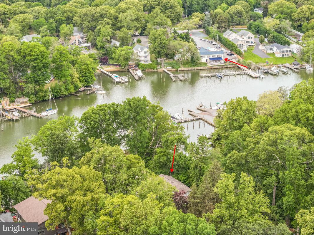 743 Rolling View Drive Annapolis, MD 21409 - Photo 85 of 100 an aerial view of residential houses with outdoor space and trees