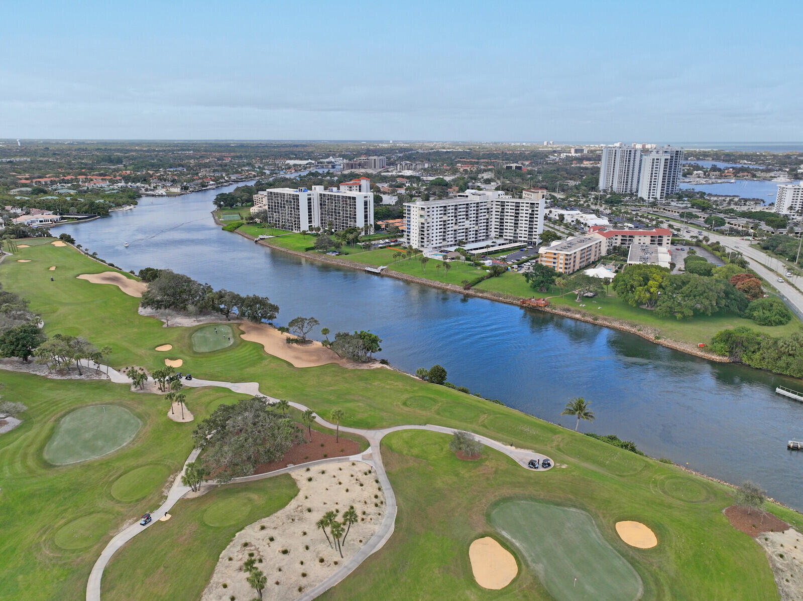 336 Golfview Road, Unit 1115 North Palm Beach, FL 33408 - Photo 38 of 40 Aerial from Golf course