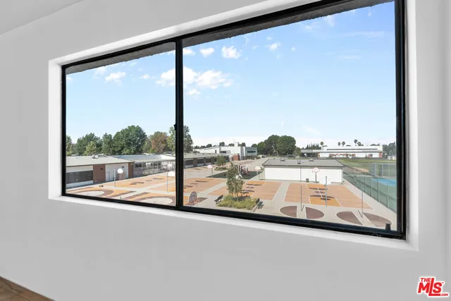 a view of a room with an empty space