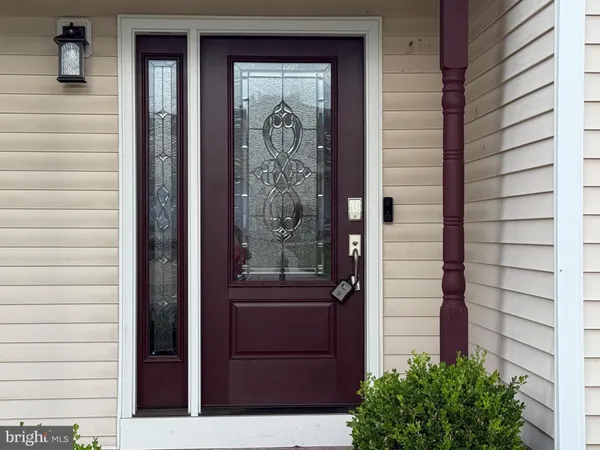 a view of front door