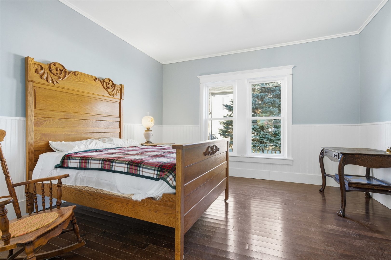 208 North Jackson Street Flanagan, IL 61740 - Photo 11 of 30 a bedroom with a bed and a window