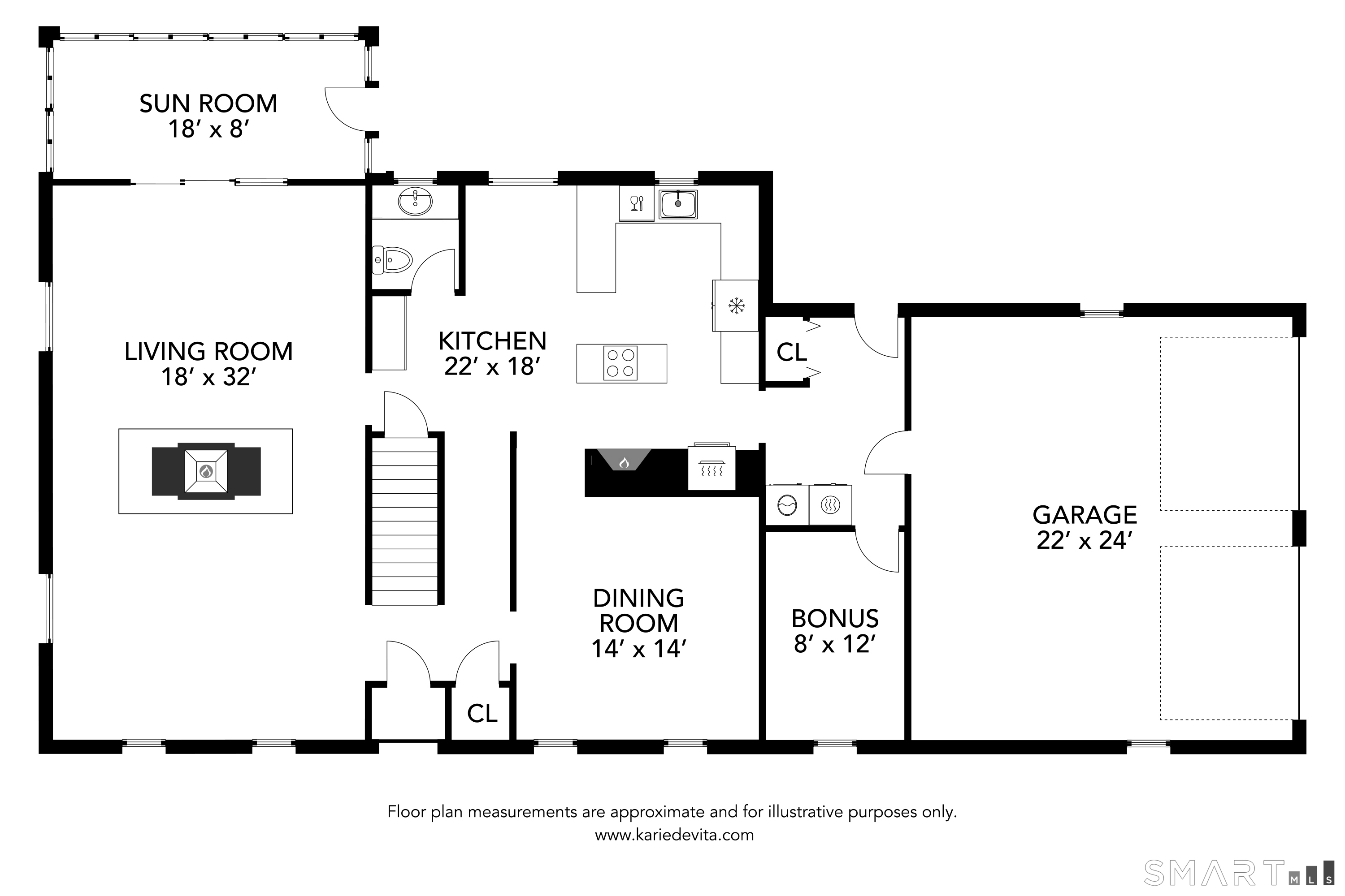 50 Firetown Road Granby, CT 06090 - Photo 38 of 40 Main level floor plan