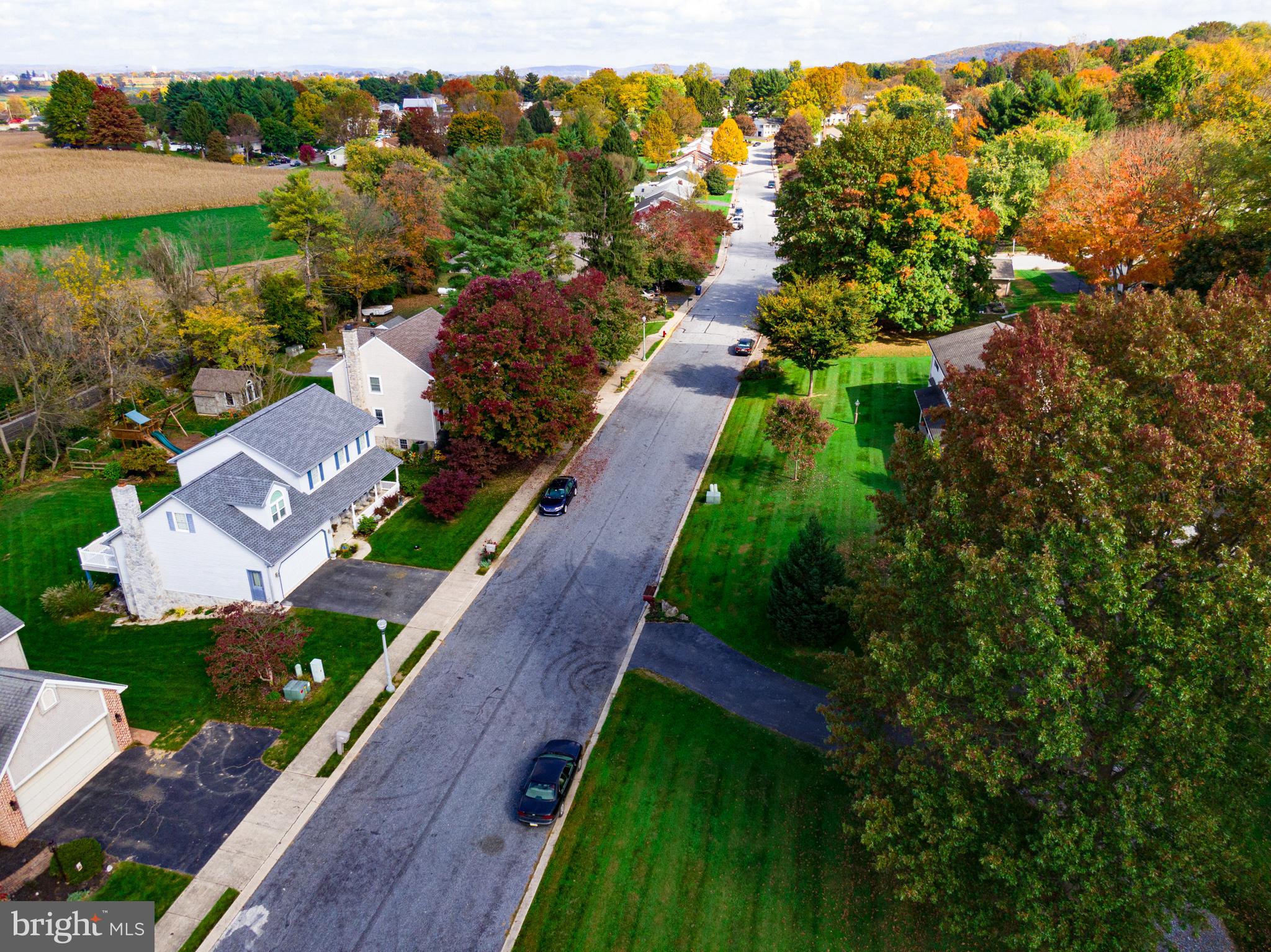 213 Bomberger Road Akron, PA 17501 - Photo 32 of 38 an aerial view of house with a yard
