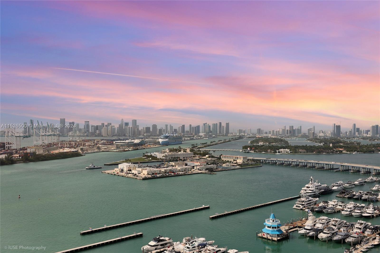 90 Alton Road, Unit 2806 Miami Beach, FL 33139 - Photo 18 of 18 a view of a lake with a city