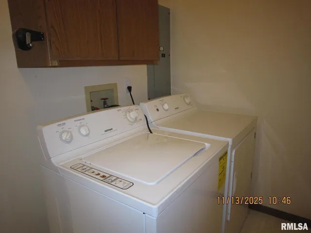 a view of storage and utility room