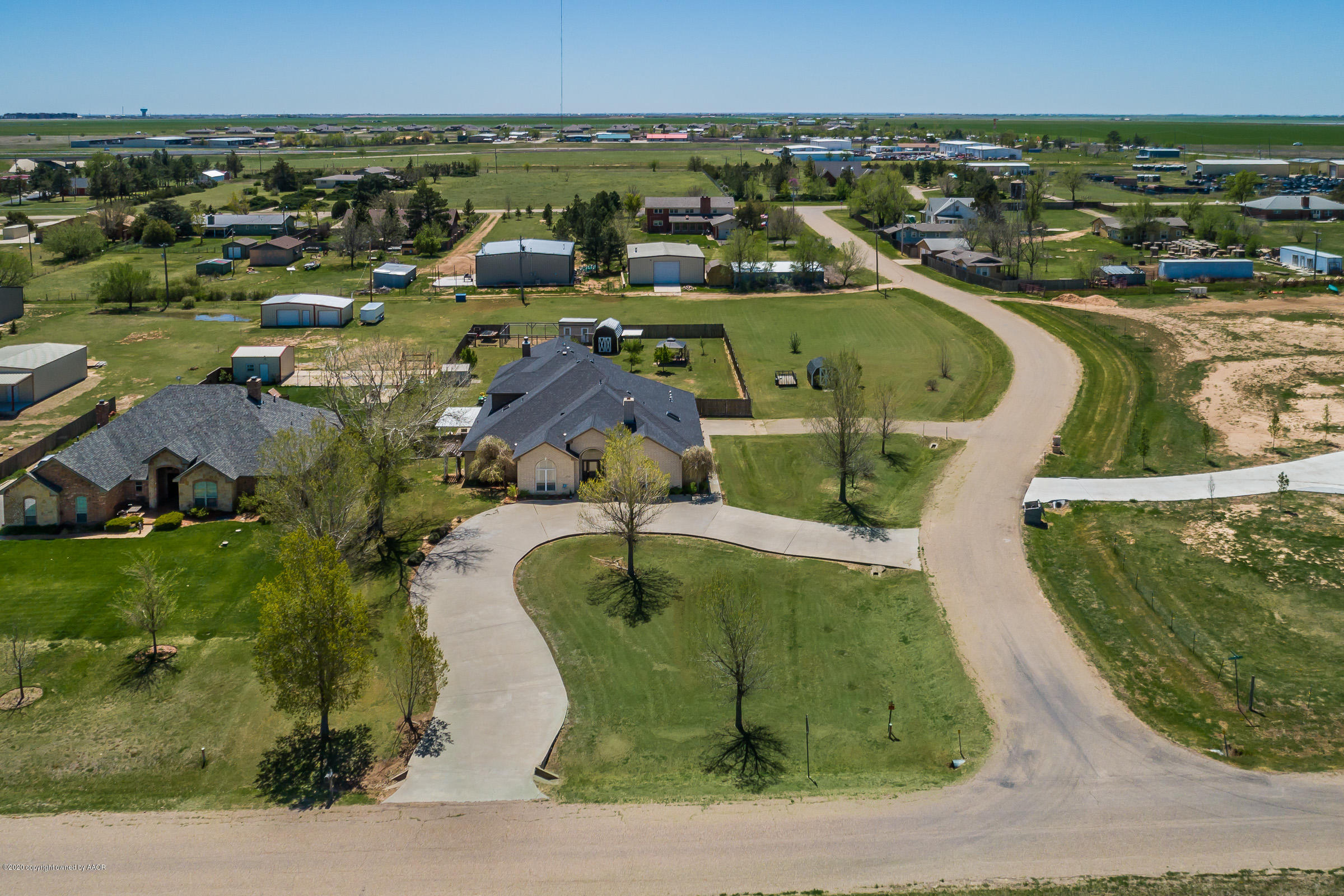 11315 Collin Wade Road Amarillo, TX 79124 - Photo 60 of 60 Aerial 3