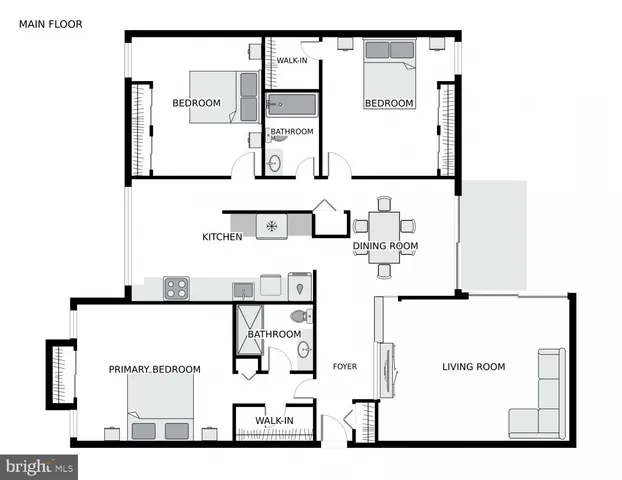 a picture of a floor plan
