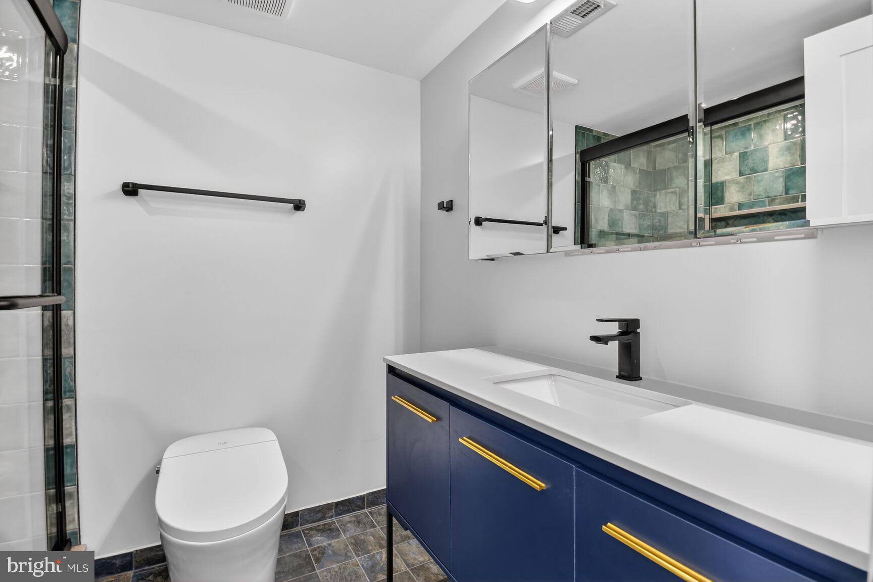9802 Georgia Avenue, Unit 26202 Silver Spring, MD 20902 - Photo 22 of 31 a bathroom with a sink and a toilet